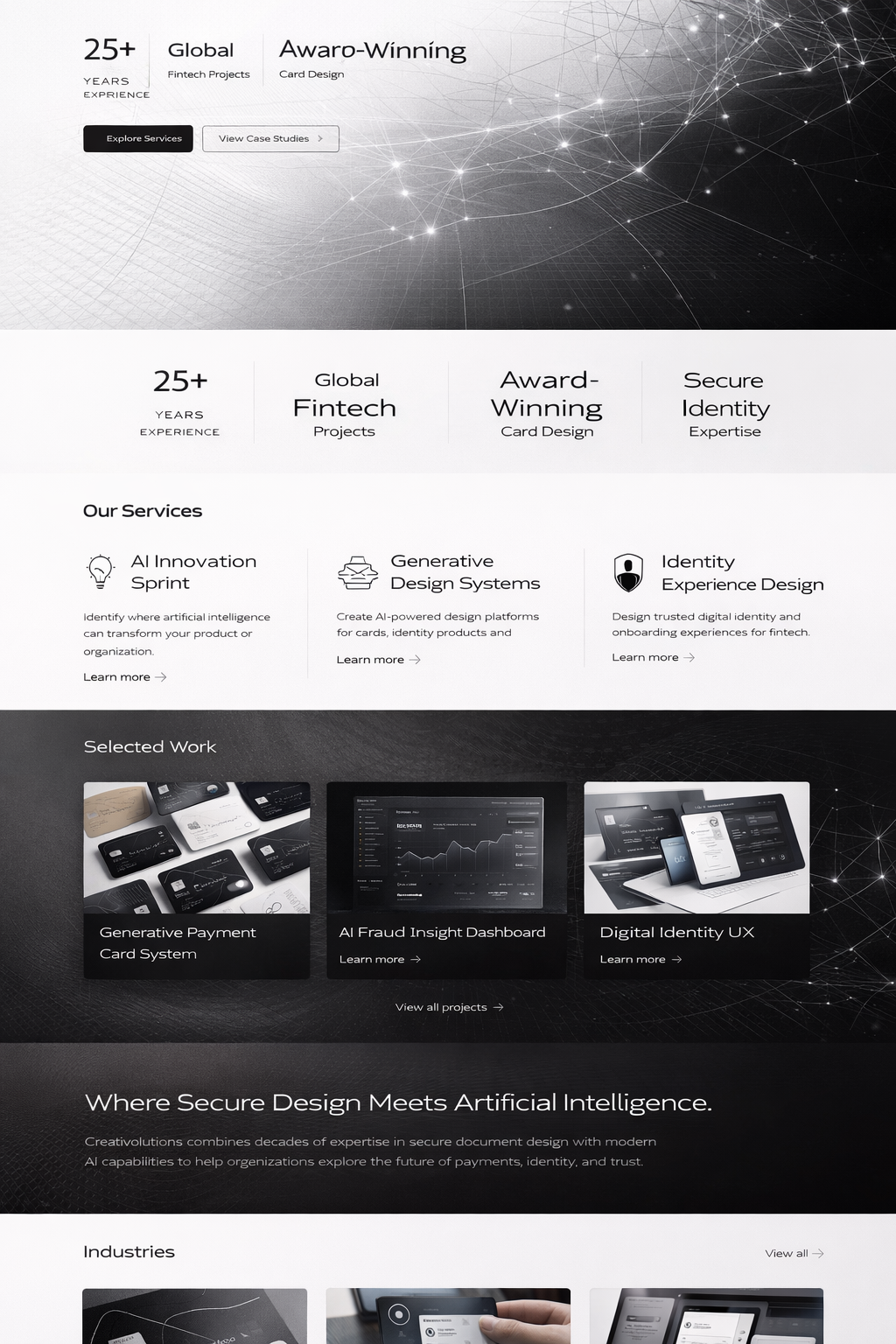 Generative exploration mockup